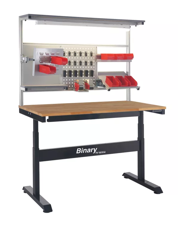 QMP Binary Electric Adjustable Height Workbench – Ergonomic & Efficient Solution